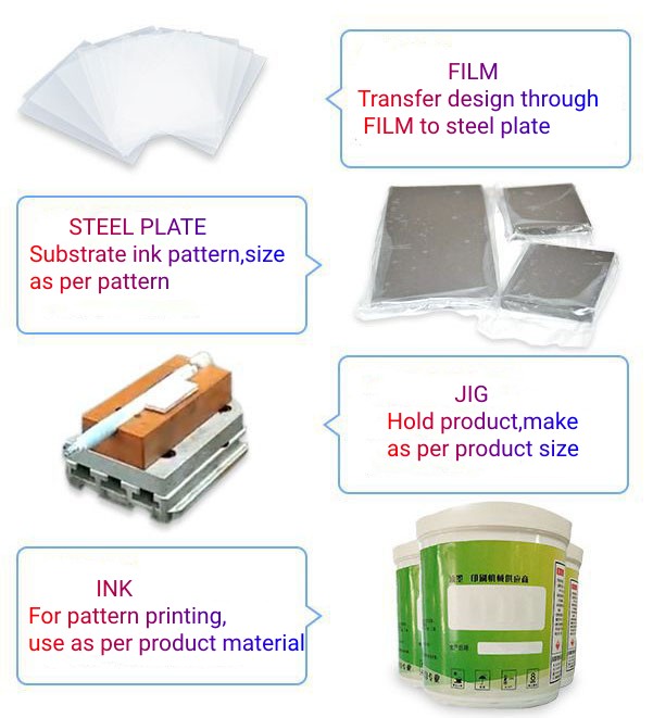 Two Colors Ink Tray Carousel Tampo Printing Printers