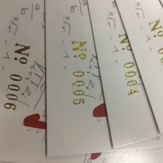 lottery ticket series number stamping machine