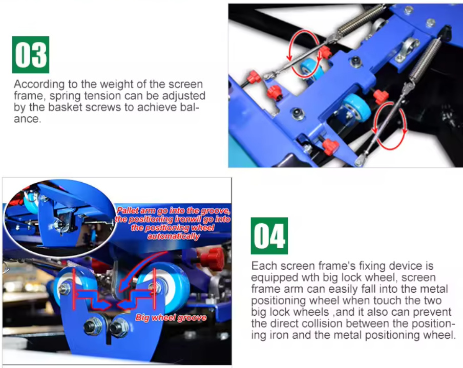 6 COLORS ROTARY SCREEN PRINTER