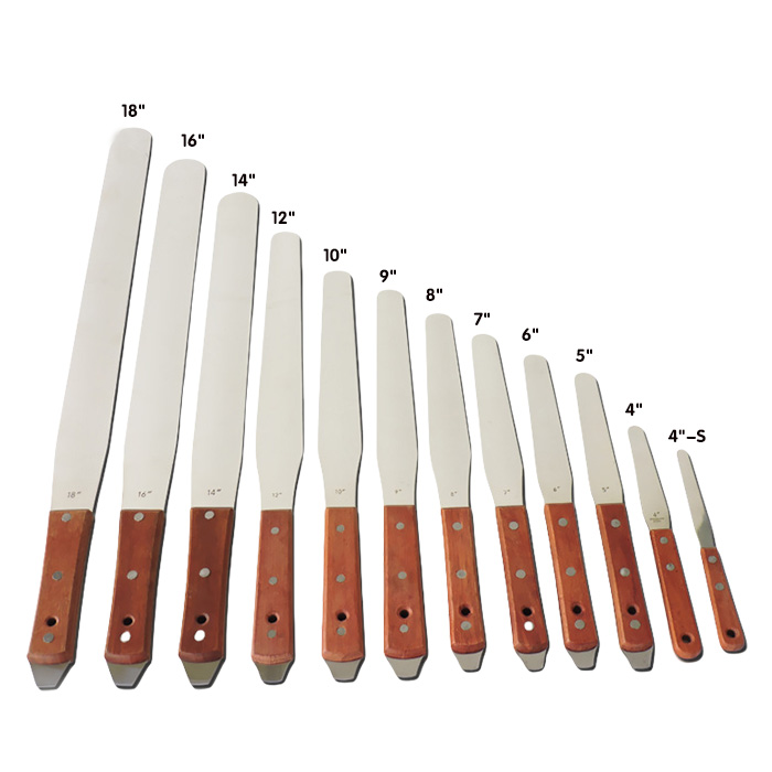 Stainless steel ink spatulas for screen printing