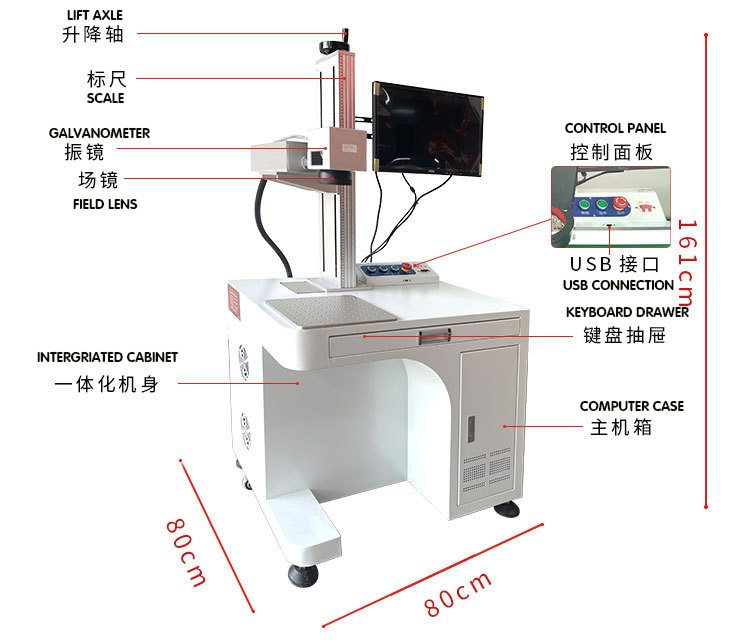 MOPA Laser Desktop Coding Machine