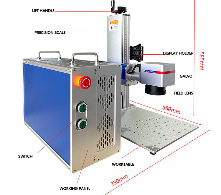 tabletop fiber laser printing machine