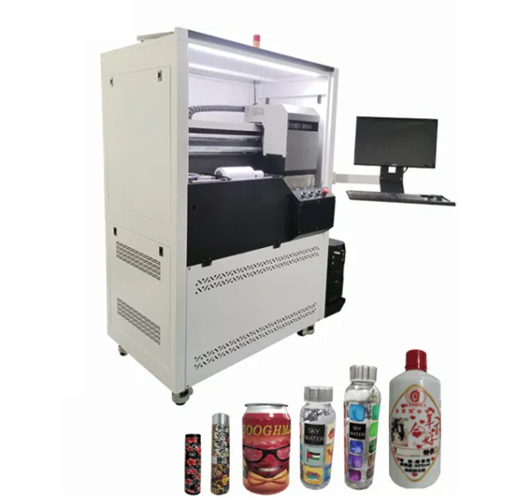 Automatic 360 UV Bottle Rotary UV Printer