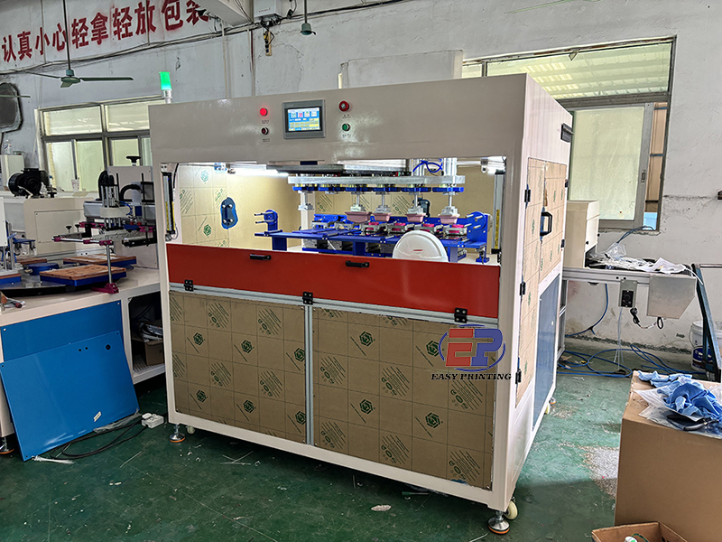 automatic tampo printing machine for helmet