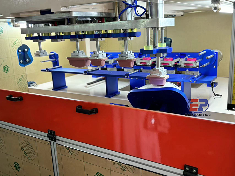 automatic servo helmet pad printing machine