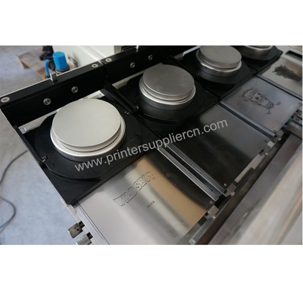 4 Color Pneumatic Large Pad Printing Machine for Glass Bottle 