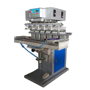 6 Color Industrial Pad Printing Machine With Shuttle 