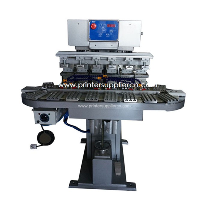 6 Colors Carousel Pad Printer Machine