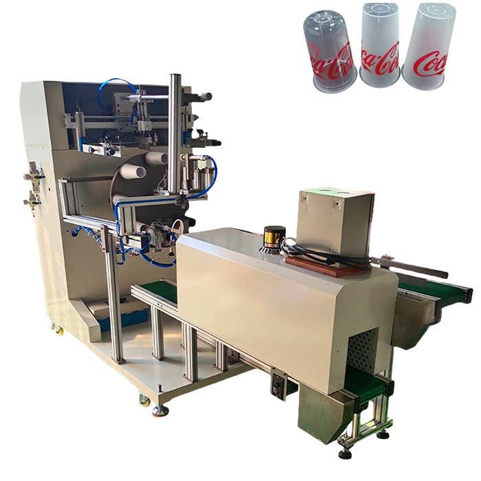 Automatic Curved Screen Printer for Paper Cup