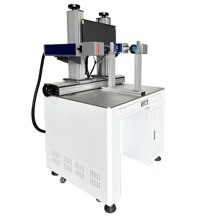 Double Heads Fiber Laser Marking Machines