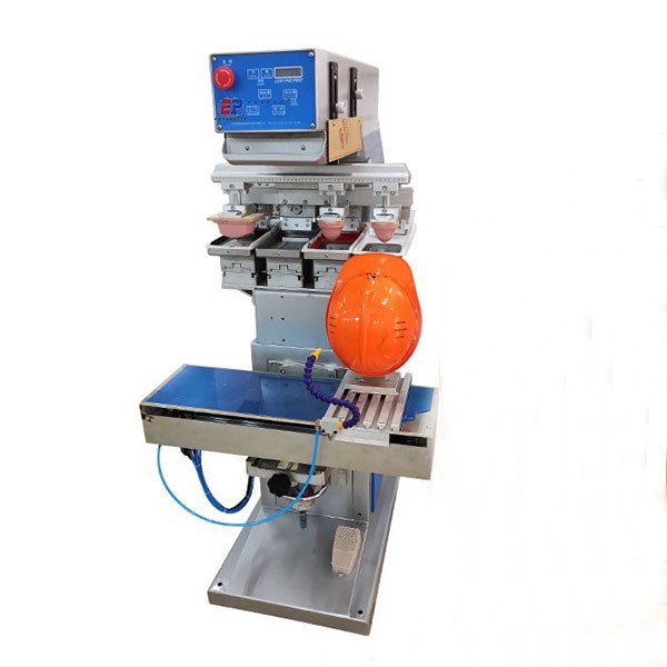 Four Colors Pad Printing Machine for Helmet