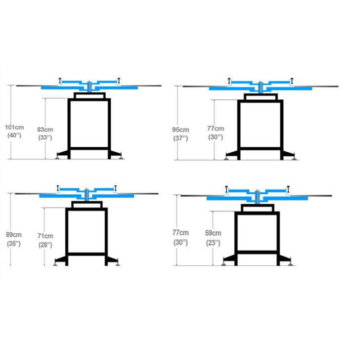 Manual Carousel 4 Colors 4 Stations Screen Printing Machine for Tshirt