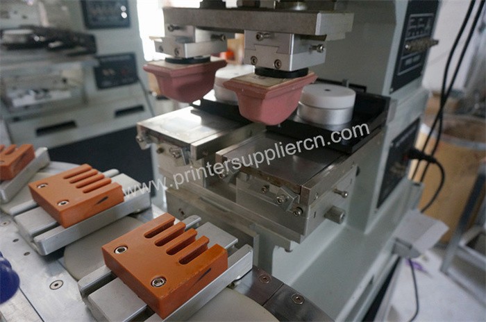 Two Colors Rotary Closed Ink Cup Serigraphy Machine